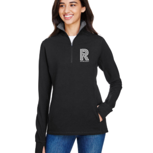 J America Ladies' Omega Stretch Quarter-Zip