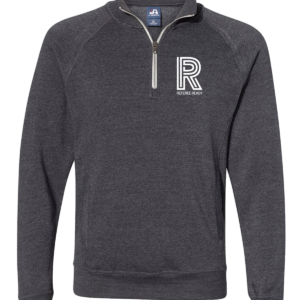 J America Adult Triblend Fleece Quarter-Zip