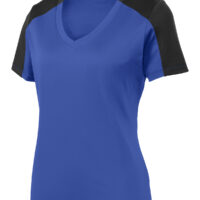 Ladies Competitor Sleeve-Blocked Tee