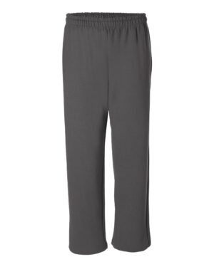 Open Bottom Sweat Pants - Dark Grey