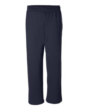 Open Bottom Sweat Pants - Navy
