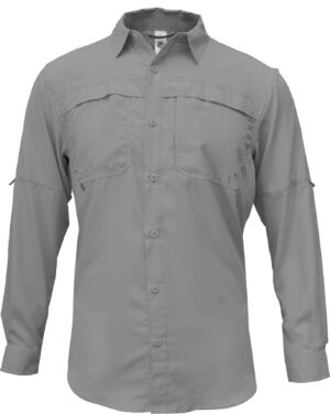 Long Sleeve Fishing Shirt - Grey