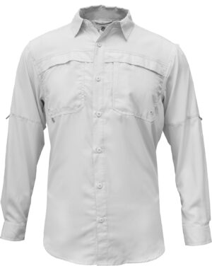 Long Sleeve Fishing Shirt - White