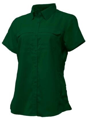 Ladies Fishing Shirt - Forest Green