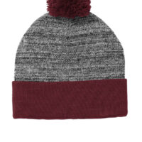 Heather Pom Pom Beanie