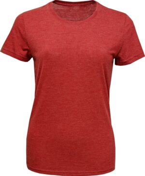 Ladies TriBlend T-Shirt - Red