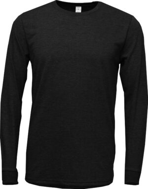 TriBlend Long Sleeve T-Shirt - Black