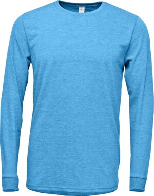 TriBlend Long Sleeve T-Shirt - Carolina Blue