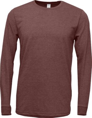 TriBlend Long Sleeve T-Shirt - Maroon