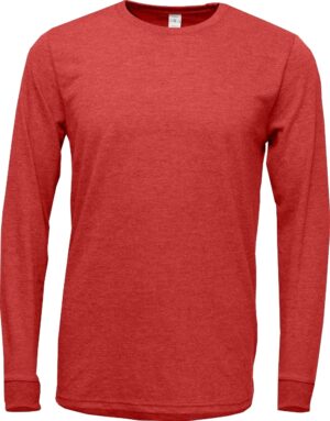 TriBlend Long Sleeve T-Shirt - Red