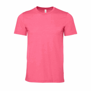 Soft Style Heather Short Sleeve - Pink