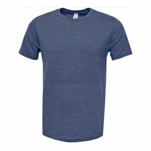 Soft Style Heather Short Sleeve - Navy